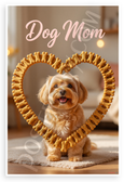 Dog Mom Havanese in Dog Bone Treat Heart Frame Inspirational 12x18 US Made Poster