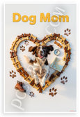 Dog Mom English Springer Spaniel Adventure Heart Bones 12x18 US Made Poster