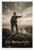 Chesty Puller US Marine Corps Military 12x18 US Made Poster