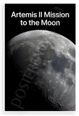 Artemis II Mission to the Moon Space Exploration 12x18 US Made Poster
