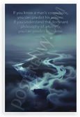 Ayn Rand 'If You Know a Mans Convictions You Can Predict His Actions' Inspirational 12x18 US Made Poster