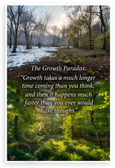 The Growth Paradox Growth Takes Longer Than You Think Quote Inspirational 12x18 US Made Poster