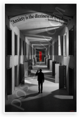 Søren Kierkegaard "Anxiety Is the Dizziness of Freedom" Inspirational 12x18 US Made Poster