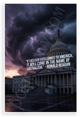 Ronald Reagan 'If Fascism Comes to America It Will Come in the Name of Liberalism' Political 12x18 US Made Poster