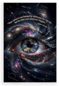 Ellison Onizuka "Your Vision Is Not Limited by What Your Eye Can See" Inspirational 12x18 US Made Poster
