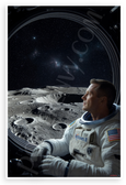 Reid Wiseman Artemis II Astronaut Viewing Moon Space Exploration 12x18 US Made Poster