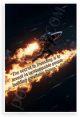 Naval 'The Secret to Investing is to Invest in Unstoppable People Building Inevitable Things' Motivational 12x18 US Made Poster