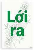 Lối Ra Vietnamese Floral Text Exit Sign 12x18 US Made Poster