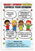 Grade 1 Opinion Writing Express Your Opinion Educational 12x18 US Made Poster