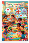Reading Comprehension Strategies for Grade 1 Educational 12x18 US Made Poster