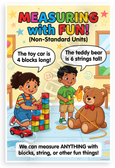 Measuring with Fun Non-Standard Units Kids Educational 12x18 US Made Poster
