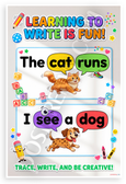 Learning to Write is Fun Grade 1 Sentences Educational 12x18 US Made Poster