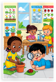 First Grade Science Classroom Observations Plant Growth Weather Animals 12x18 US Made Poster