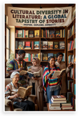 Cultural Diversity in Literature Global Tapestry Inspire Explore Connect 12x18 US Made Poster