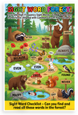 1st Grade Sight Word Forest Find & Read Educational 12x18 US Made Poster