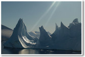 Melting Iceberg Antarctica Global Warming Climate Change PosterEnvy Ecology Poster
