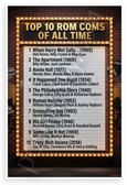 Top 10 Rom Coms of All Time Movie List 12x18 US Made Poster
