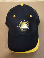 Embroidered Ball Cap-Black/Gold