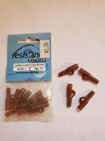 Resistance Safety Lead clips Brown-10 ct.