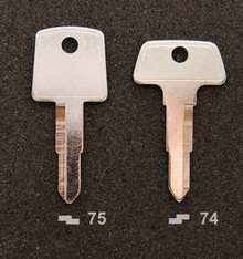 1985-2009 Honda Rebel Motorcycle Keys