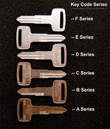 1968-1981 Yamaha DT Series Motorcycle Keys