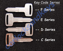1986 - 2004 Suzuki Intruder VS700, VS750, VS800, VS1400 Key Blanks