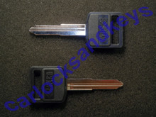1991-1993 Suzuki GSX1100G Key Blanks With A Black Plastic Head Or Bow
