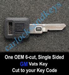 OEM GM 6-Cut #2 (vats code) VATS Key Cut To Your Key Code