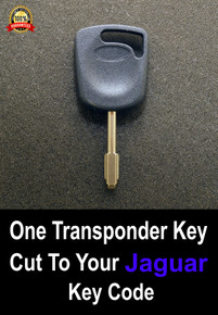 2002-2008 Jaguar X-Type Transponder Tibbe Key Blank Cut To Your Key Code