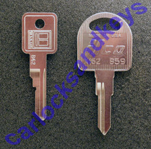 1987-1988 Cadillac Allante Ignition & Secondary Key Blanks