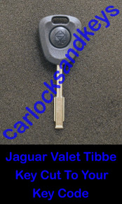 NEW Valet Tibbe Key Cut To Code for a 1990-1997 Jaguar Vanden Plus
