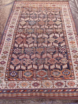 Antique Persian Qashqai  5'7" x 10'3"