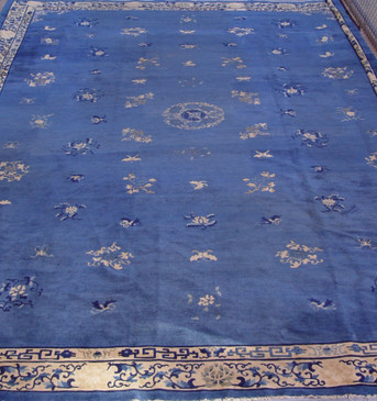 Chinese  Peking  Blue Antique  12' x 17'3"