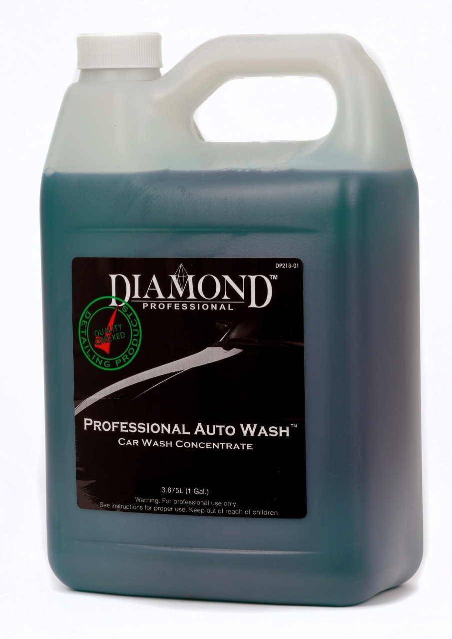 Professional Auto Wash is a biodegradable, medium viscosity, cost-effective, liquid car wash concentrate. It is a powerful production grade car wash concentrate that has been formulated for use in large shops and wholesale operations such as dealerships and auto auctions. Professional Auto Wash offers high sudsing properties and an effective lifting action that easily rinses away dirt and road film.