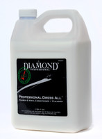 Professional Dress All is a thin, milk-colored, silicon emulsion, water-based dressing that helps restore and rejuvenate all vinyl, leather and rubber surfaces. It also helps restore the softness of these surfaces, making them flexible, which reduces cracking and wear. Its low gloss sheen is great for interiors. Professional Dress All acts as a cleaner conditioner in one step and may also be used to dress engines and underbody areas for a detailed look. It can be applied as a spray or wiped on with a towel or sponge.