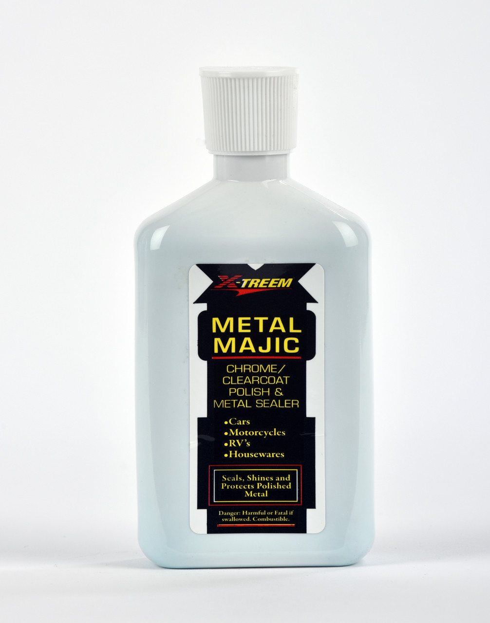 Metal Majic provides the finishing touch on clear coated and painted surfaces. Removes fallout, light surface contamination and water spots while restoring gloss. It will even remove metallic brake dust that bonds to your painted, clear coated or chrome wheels!