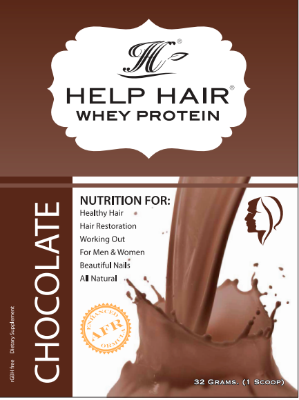 Help Hair Shake Minis Single serving On the Go Pouches Whey protein for hair growth.