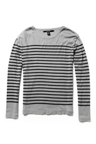 Ben Sherman, BW striped long sleeve tee