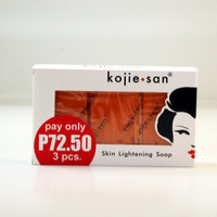 Kojiesan #672 Skin Lightening SOAP (White box 3Pcs x 65g / Pack) 6.90oz / 195g
