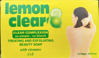 Lemon clear Treating and Exfoliating Beauty Soap 6.3oz/ 180g