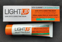 LIGHT UP(Orange / C,B-Carotene) Dark Spots Correcting Tube Cream with Vitamin 1.41oz / 40g