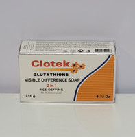 Clotek GLUTATHIONE VISIBLE DIFFERENCE SOAP 2 in 1 8.75oz / 250g