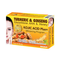 Siam #085 Neon TURMERIC & GINSENG Kojic Acid Soap 4.76oz / 135g