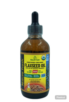 Nature Fresh #531 Organic Flax seed Oil 4 oz / 113 ml