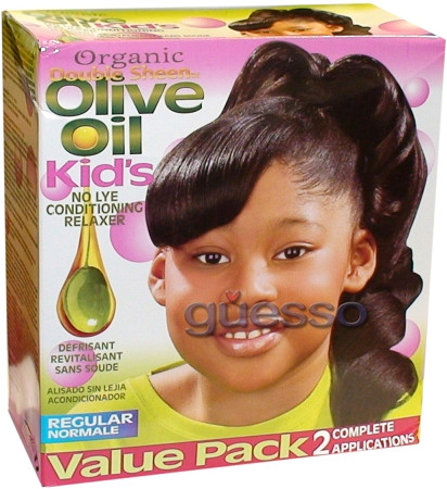 Double Sheen Organic Olive Oil Relaxer For Kids Regular Usa 2