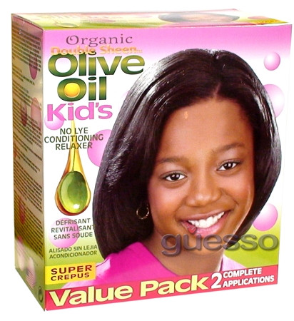 Double Sheen Organic Olive Oil Relaxer For Kids Super Usa 2