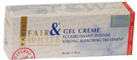 Fair & White #322 Gel Creme Strong Bleaching Treatment(White Tube) 1oz/30ml
