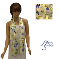 Satin Stripe Scarf Long Butterfly (SSPO 8222)