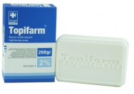 HT26 Topifarm Savon eclaircissant concentre (Concentrated Lightening Soap / Blue) 7 oz / 200 gr