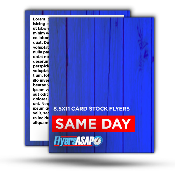 cardstock flyers